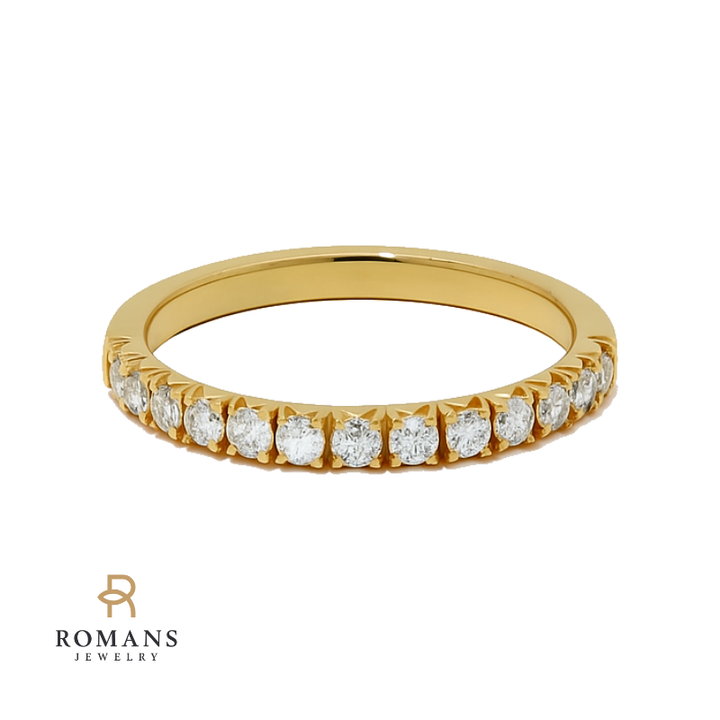 Everyday Diamond Accent Band 14K Yellow Gold .44CTW