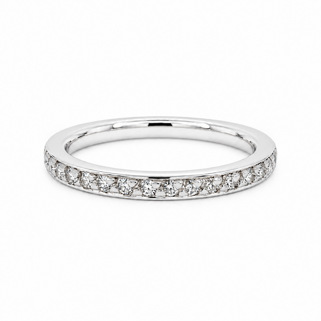 Vintage Diamond Eternity Band Platinum .38CT