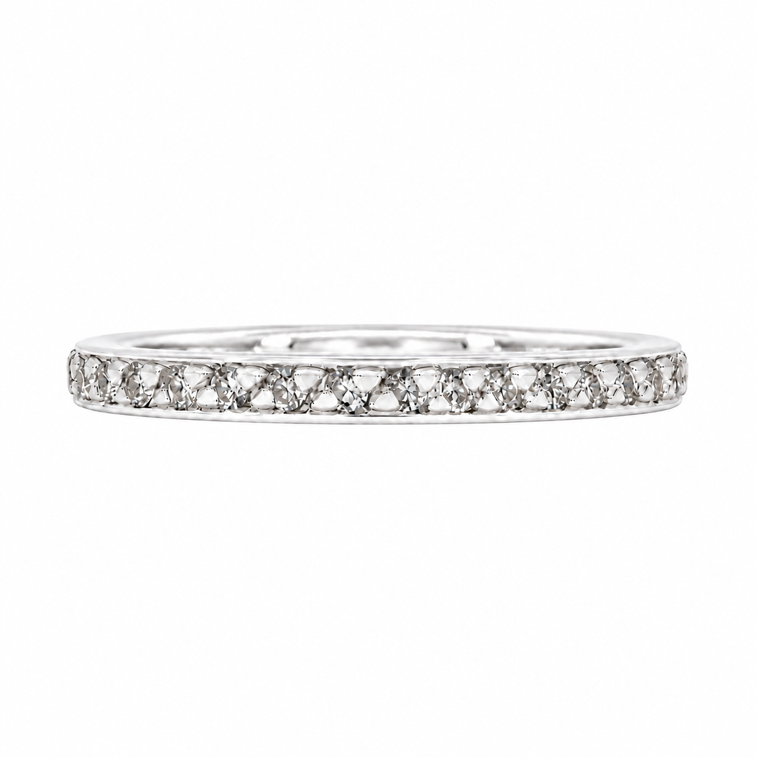 Vintage Diamond Eternity Band Platinum .38CT