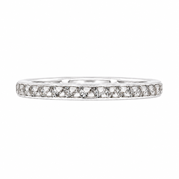 Vintage Diamond Eternity Band Platinum .38CT