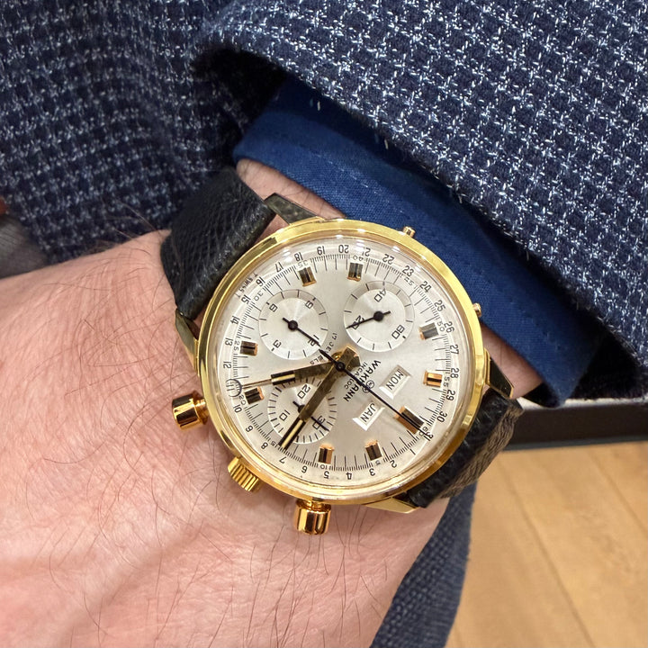 Wakmann Triple Date Chronograph Ref. 71.1311.21 Gold Filled 37mm Y-1960s