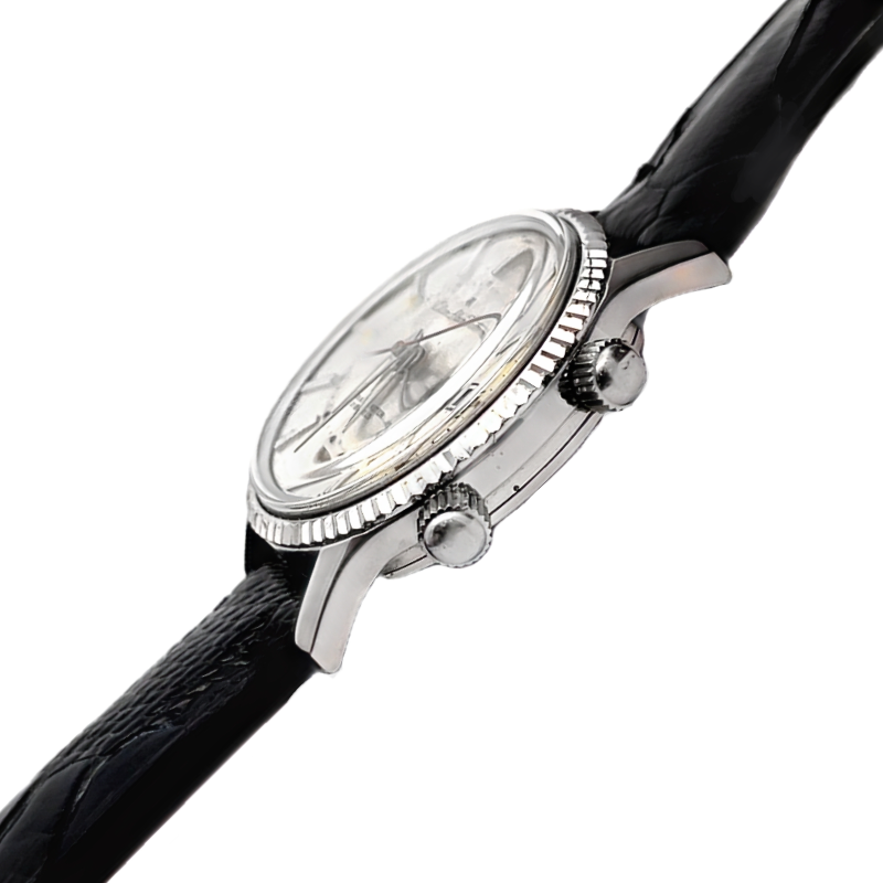 Citizen Alarm Date Vintage Watch Stainless Steel 37MM