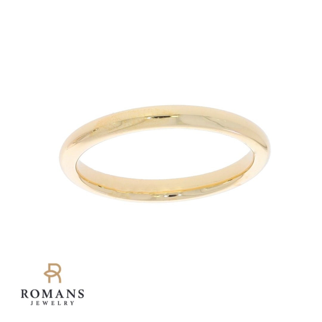 Wedding Band Comfort Fit 14K Yellow Gold