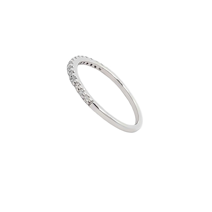 Diamond Band 14K White Gold .15 CTW