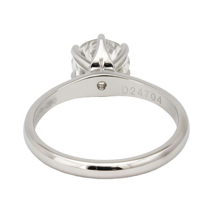 Tiffany & Co. Diamond Engagement Solitaire Ring Platinum 1.65CT