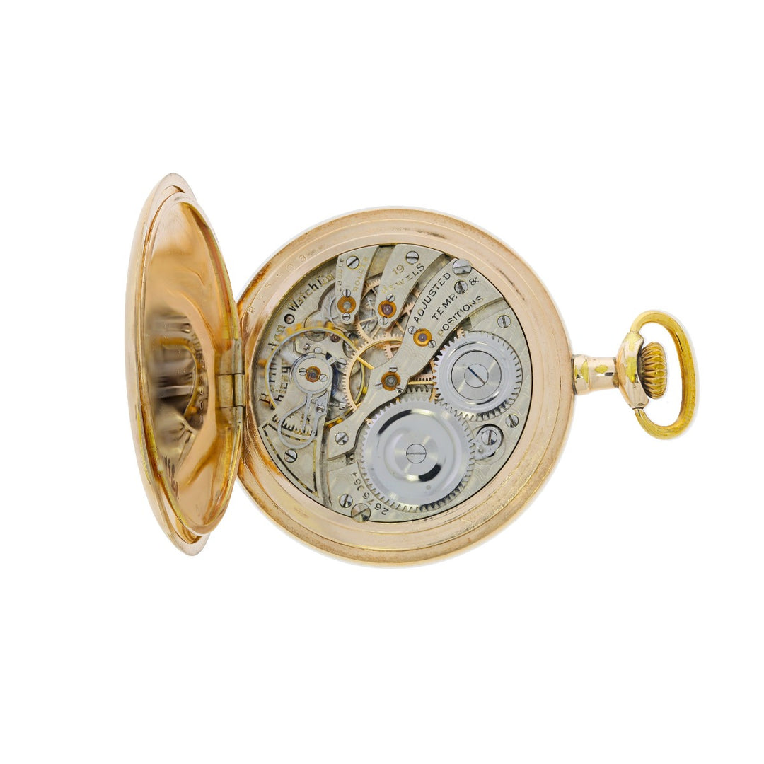 Burlington Special Hunting Case Pocket Watch 19 Jewels