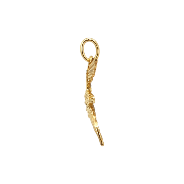 Bird Pendant 14K Yellow Gold