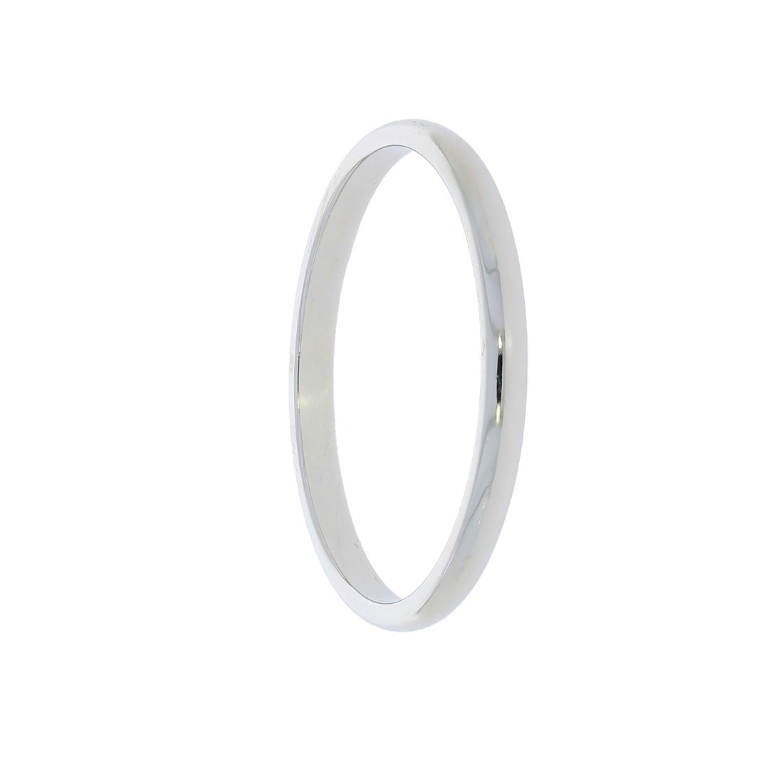 Classic Wedding 2MM Band 14K White Gold
