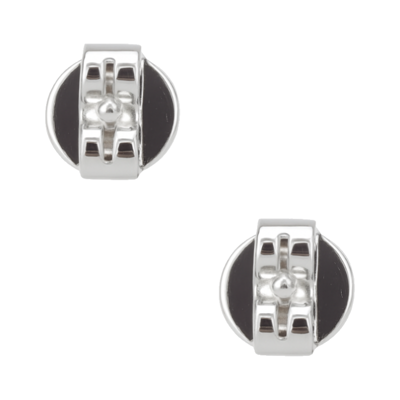 Oval Aquamarine Diamond Accent Studs 14K White Gold 1.31CTW