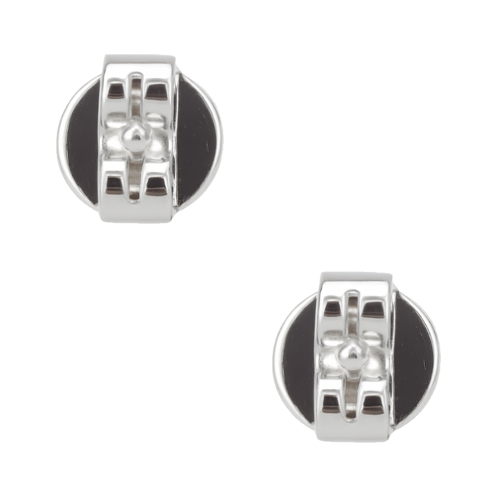 Oval Aquamarine Diamond Accent Studs 14K White Gold 1.31CTW