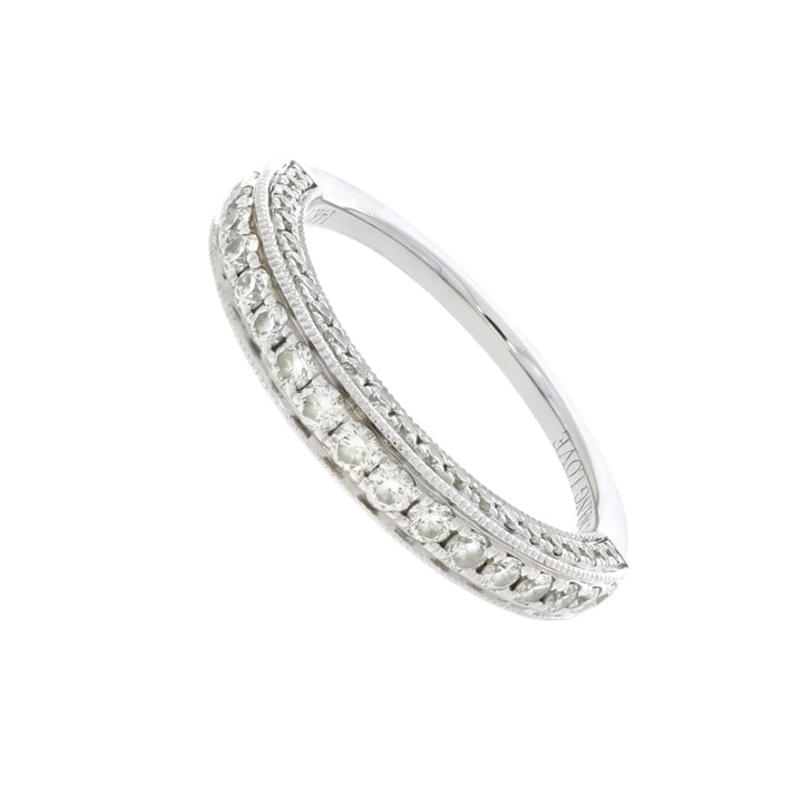 Vera Wang Diamond Wedding Band 14K White Gold