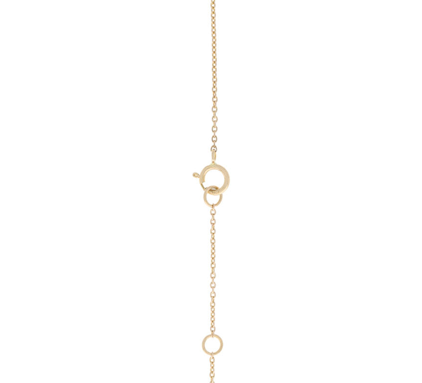 Raw Salt Pepper Diamond Halo Necklace 18K Two Tone .53CT