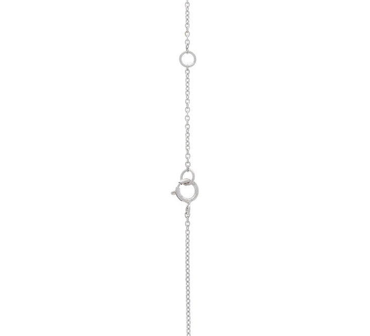 Raw Salt & Pepper Diamond Halo Necklace 14K White Gold .70CT