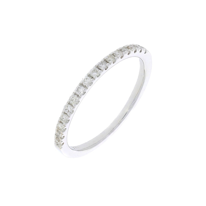 Diamond Band 14K White Gold .19 CTW