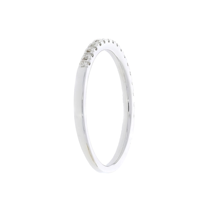 Diamond Band 14K White Gold .19 CTW