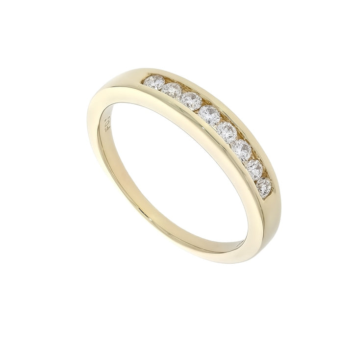 Diamond Channel Band 14K Yellow Gold .32 CTW