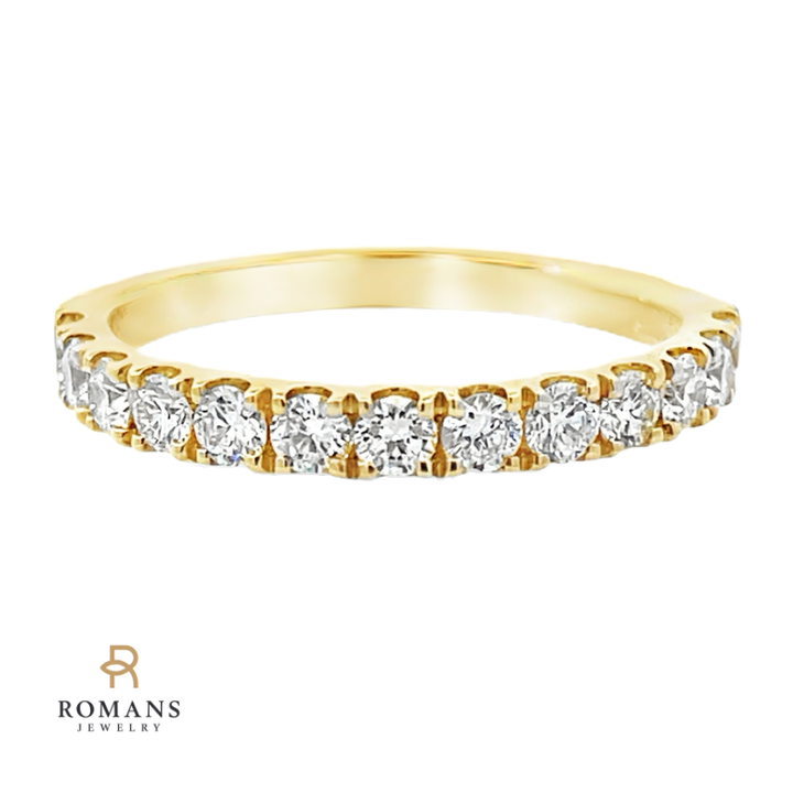 Diamond Band 0.65 CT 14K Yellow Gold