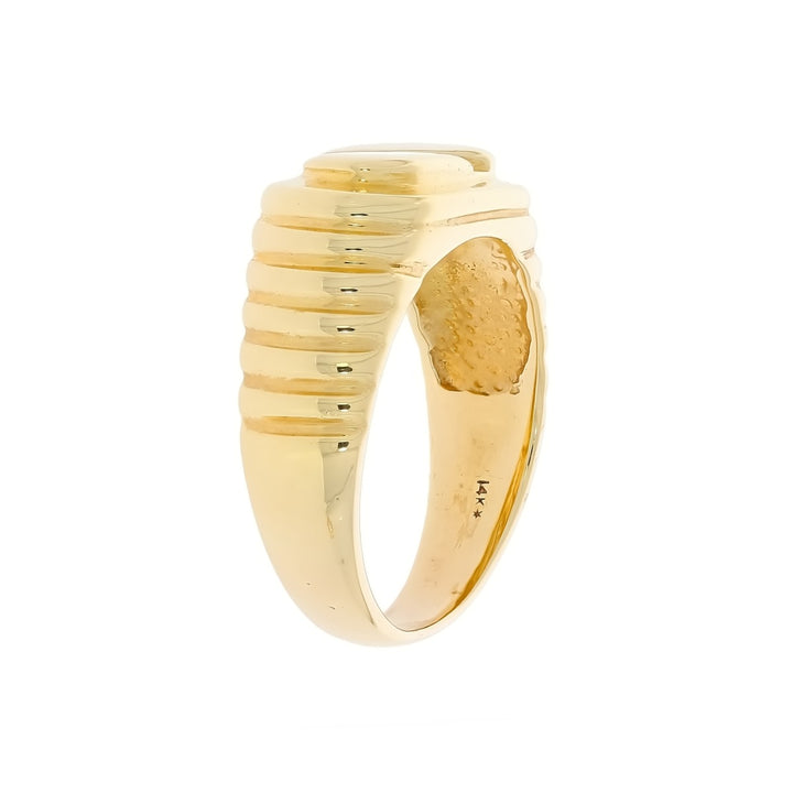 Men's Diamond Ring 14K Yellow Gold .15 CTW