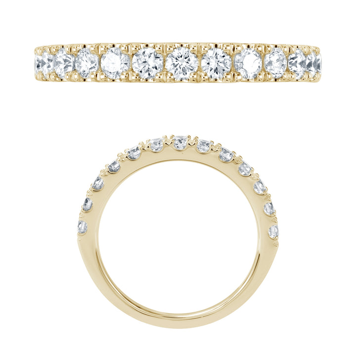 Diamond Band 0.65 CT 14K Yellow Gold