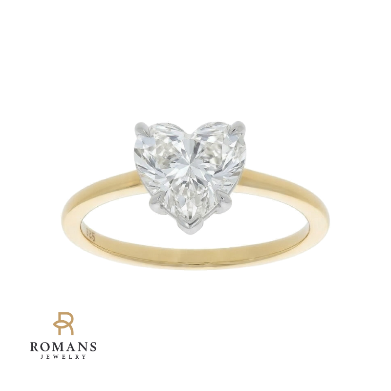 Covenant Hidden Halo Oval Engagement Ring 14K Two Tone