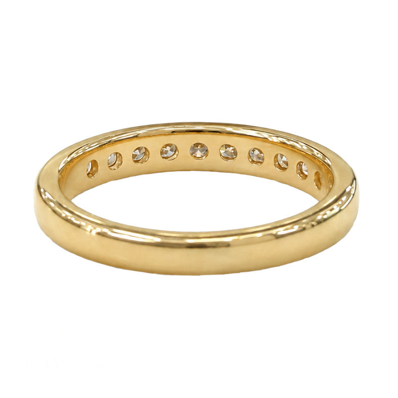 Diamond Channel Set Band 0.44CTW 14K Yellow Gold
