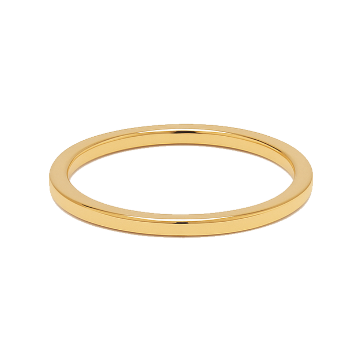 Dainty Diamond Stackable Band 14K Yellow Gold .11CTW