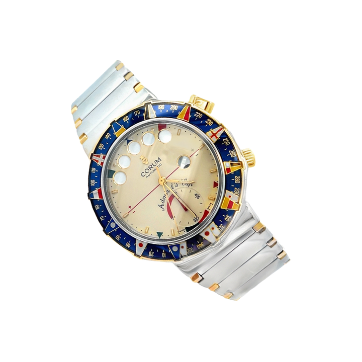 Corum Admirals Cup Regatta Timer Watch Stainless Steel & 18K Yellow Gold