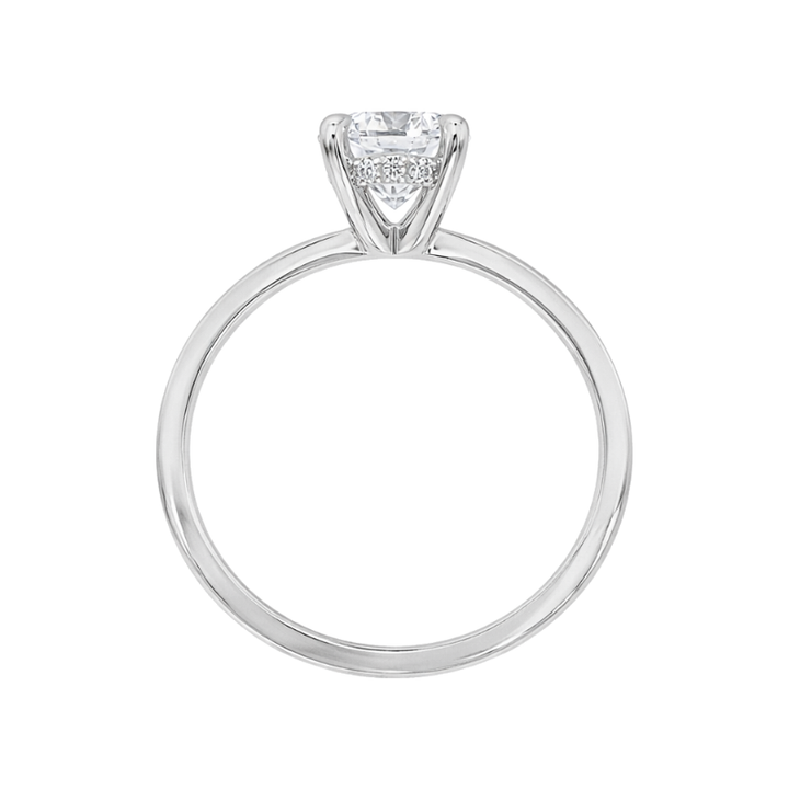 Covenant Hidden Halo Setting 14K Gold