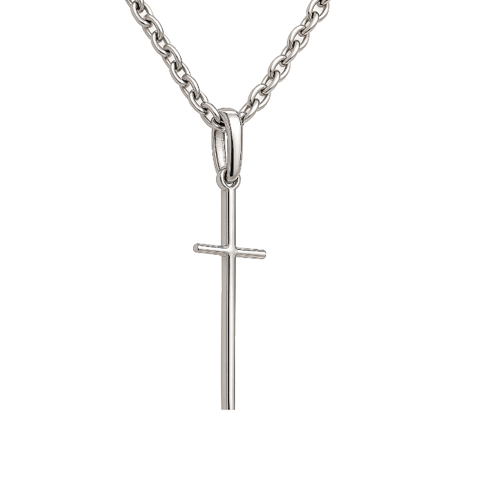 Diamond Cross 18K White Gold .06CTW