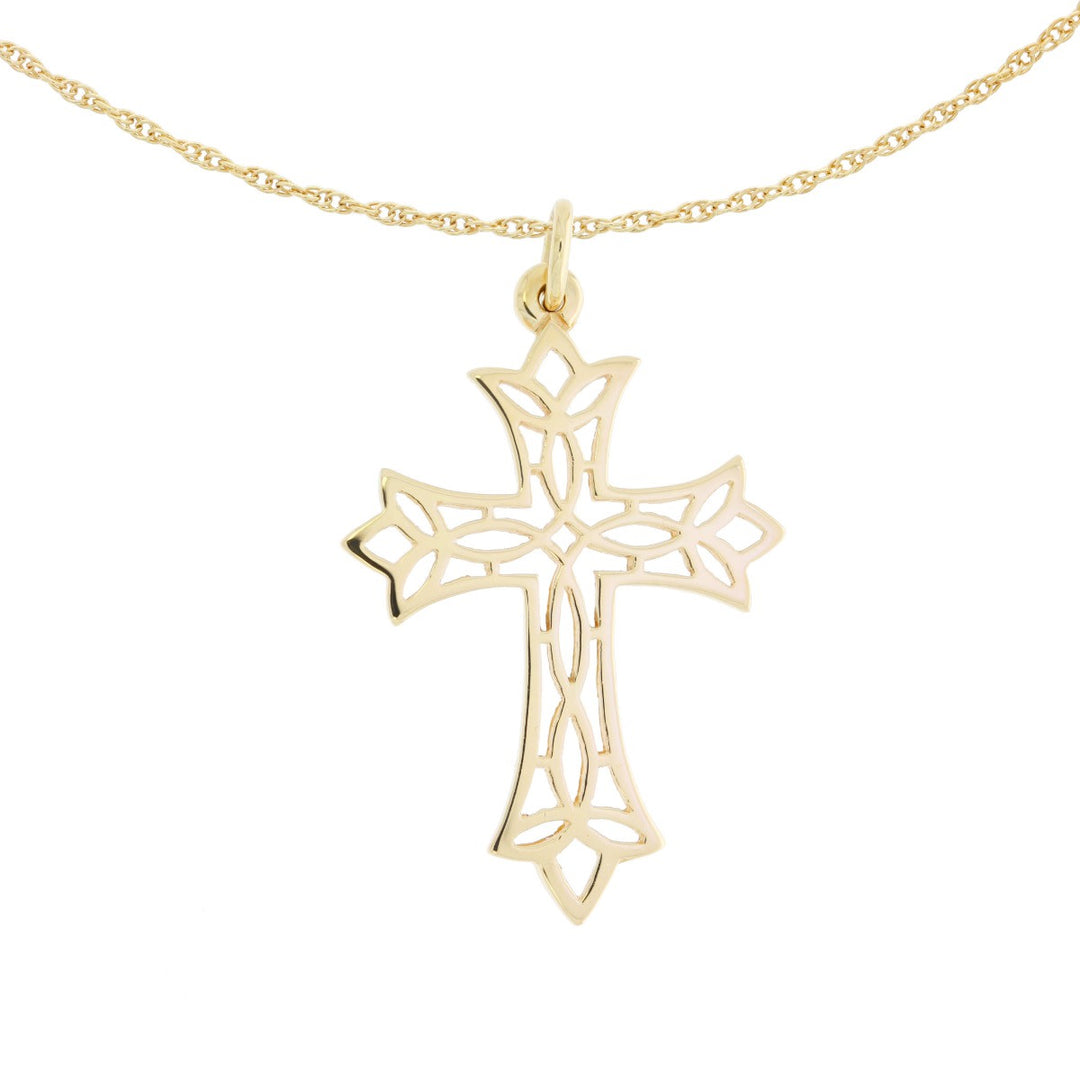 Cross Pendant 14K Yellow Gold