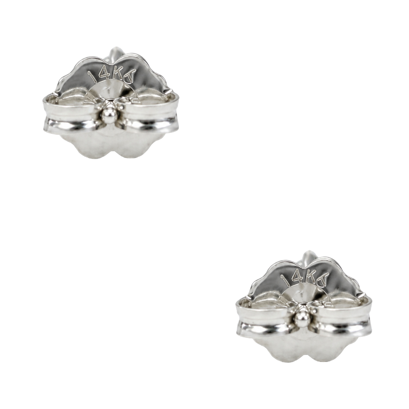 Martini Diamond Stud Earrings 0.32CTW 14K White Gold