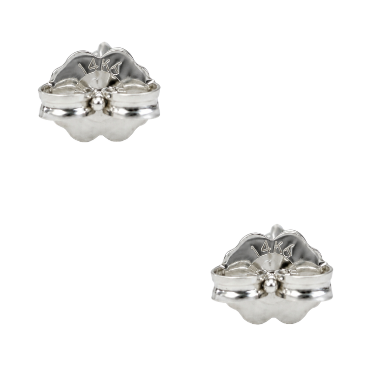 Martini Diamond Stud Earrings 0.32CTW 14K White Gold