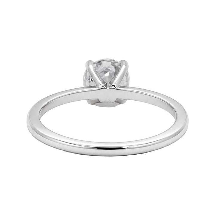 Isleana Solitaire 1.02CT Round Natural Diamond Ring 14K White Gold