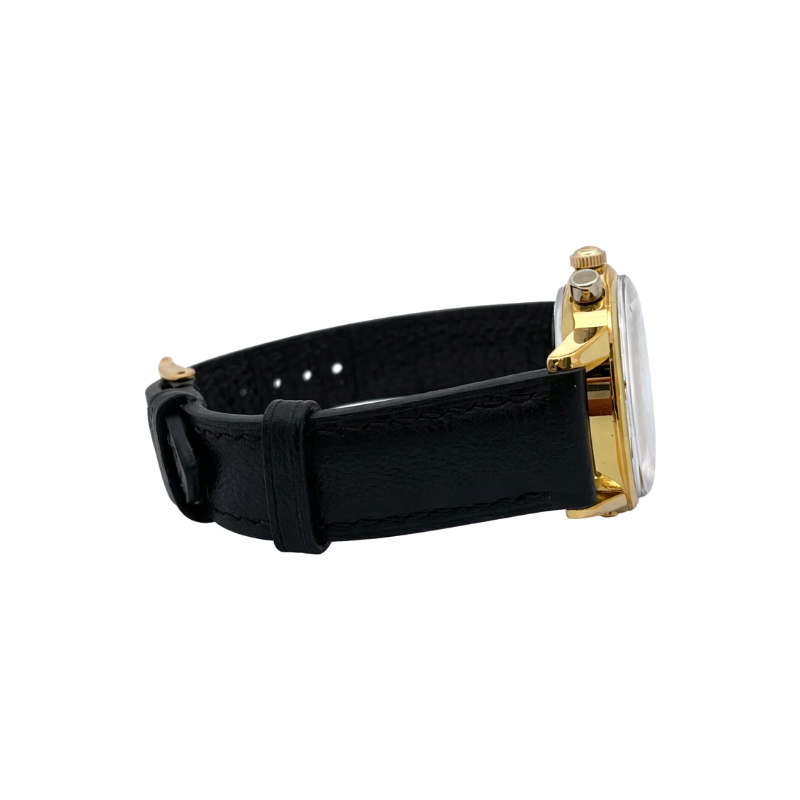 Wakmann Incabloc Triple Date Chronograph Class Pilot Watch Stainless Steel