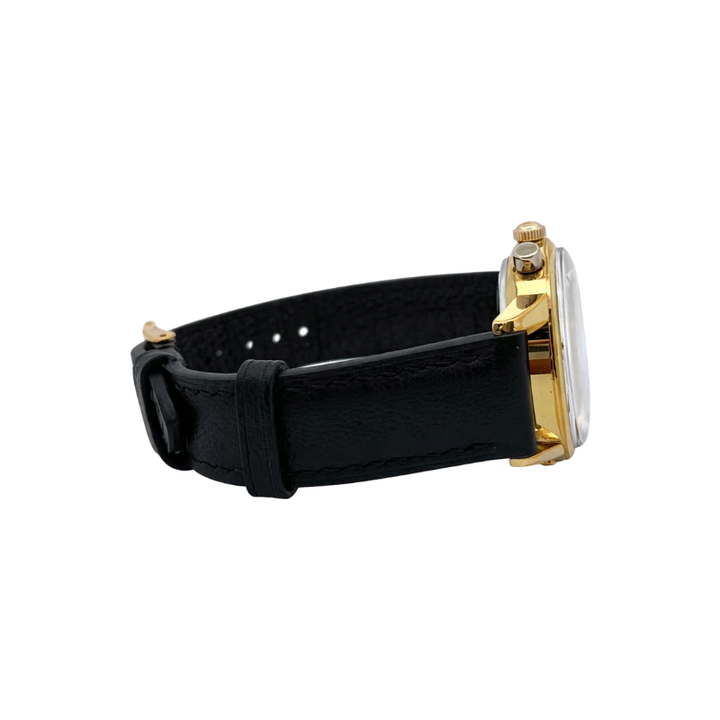 Wakmann Incabloc Triple Date Chronograph Class Pilot Watch Stainless Steel