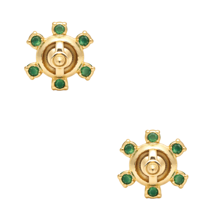 Emerald Jackets 14K Yellow Gold .72CTW