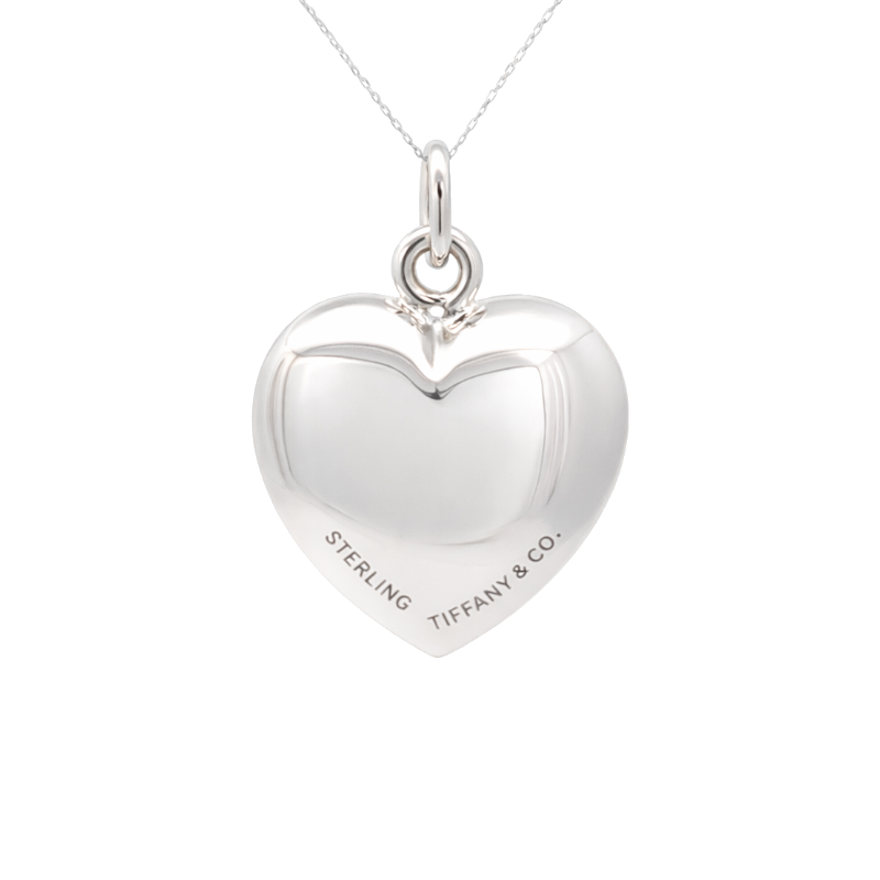 Tiffany & Co. Puffy Heart Pendant Sterling Silver