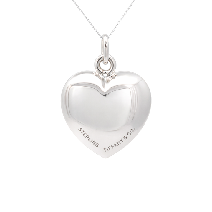 Tiffany & Co. Puffy Heart Pendant Sterling Silver