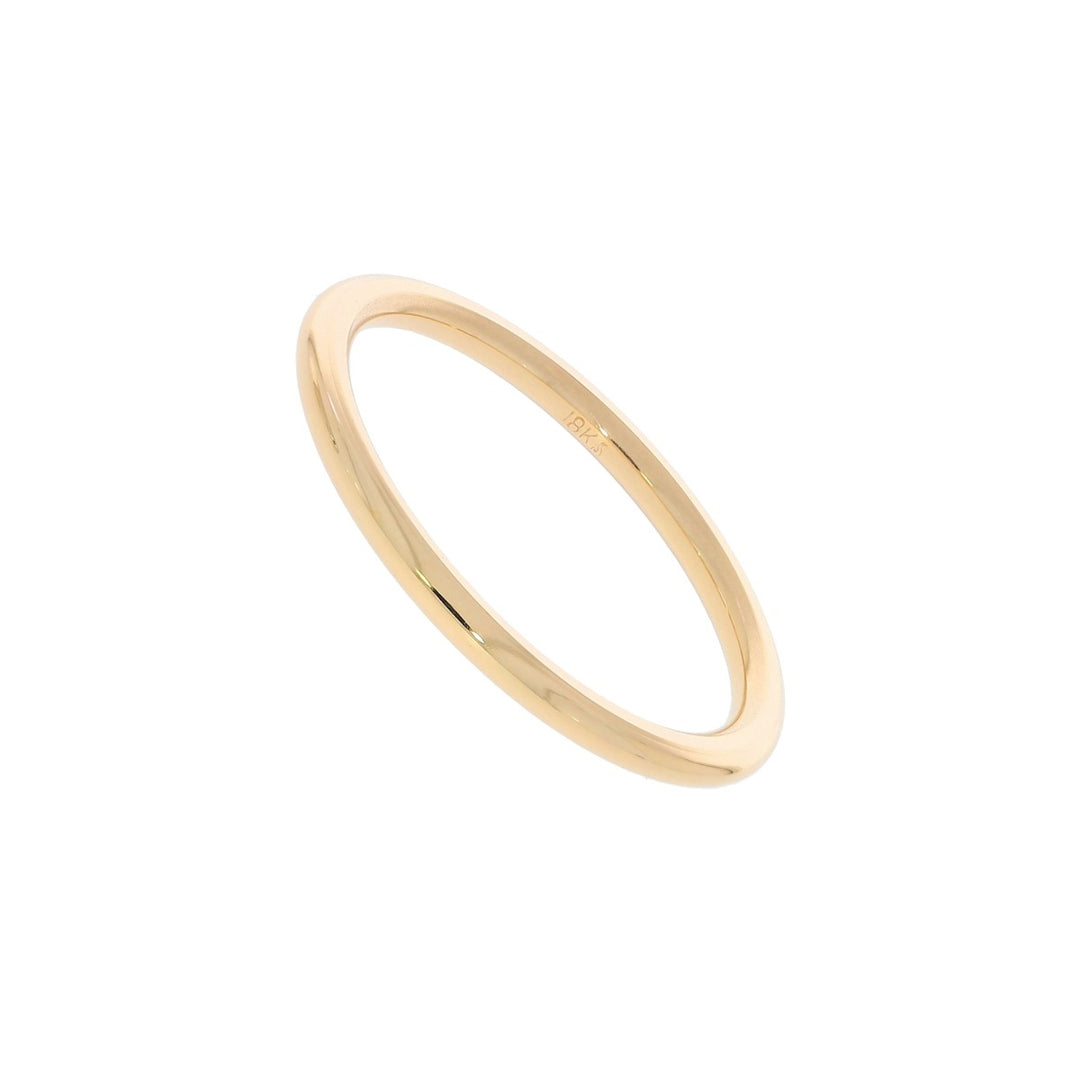 Half Round Band Comfort Fit Band 18K Rose Gold
