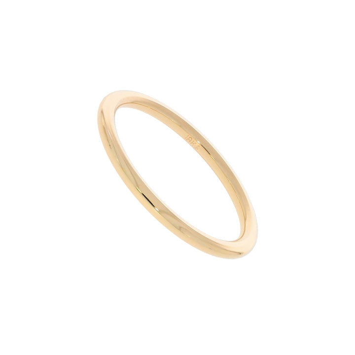 Half Round Band Comfort Fit Band 18K Rose Gold
