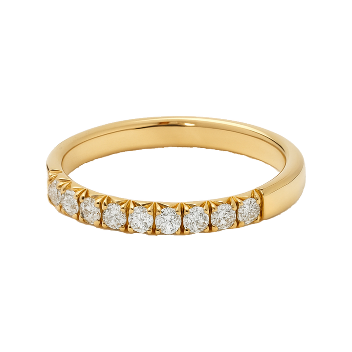 Everyday Diamond Accent Band 14K Yellow Gold .44CTW
