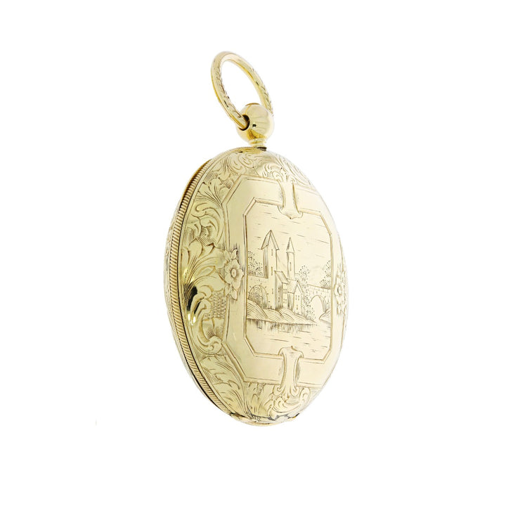 F.H. Cooper London 1880's 18K Yellow Gold Hunting Case Pocket Watch