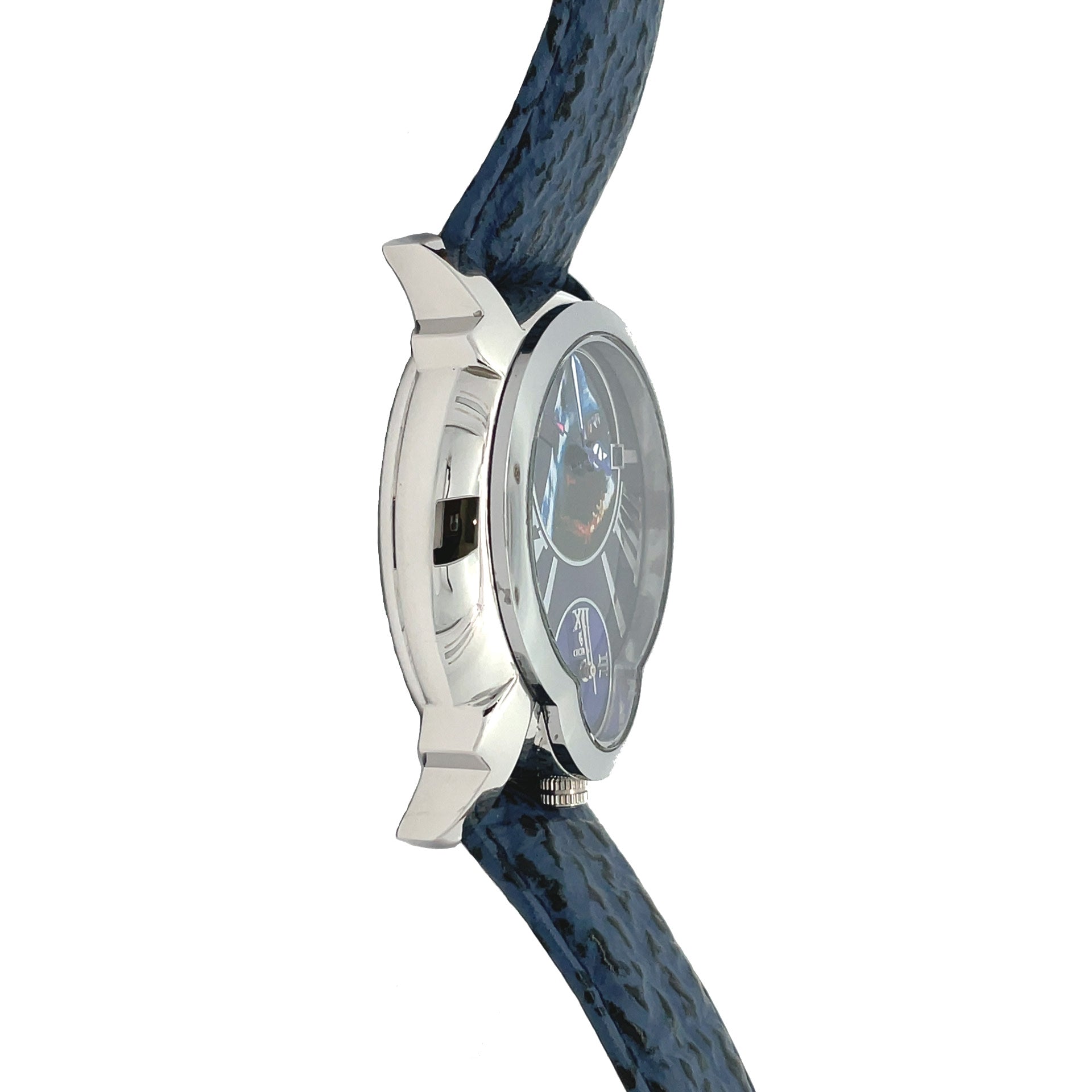 Croton Great White Shark Dual Time Zone Watch Stainless Steel