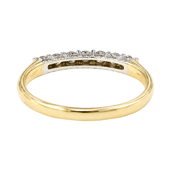 Diamond Anniversary Band 0.43CTW 14K Two Tone