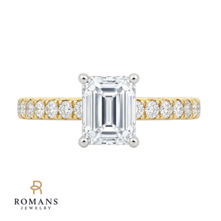 Diamond Engagement Ring Setting 14K Yellow Gold .32CTW
