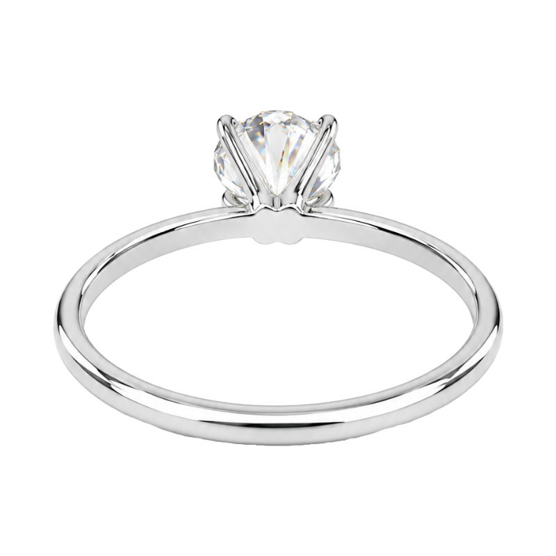 Round Diamond Solitaire Engagement Ring 1.68CT GIA 14K White Gold