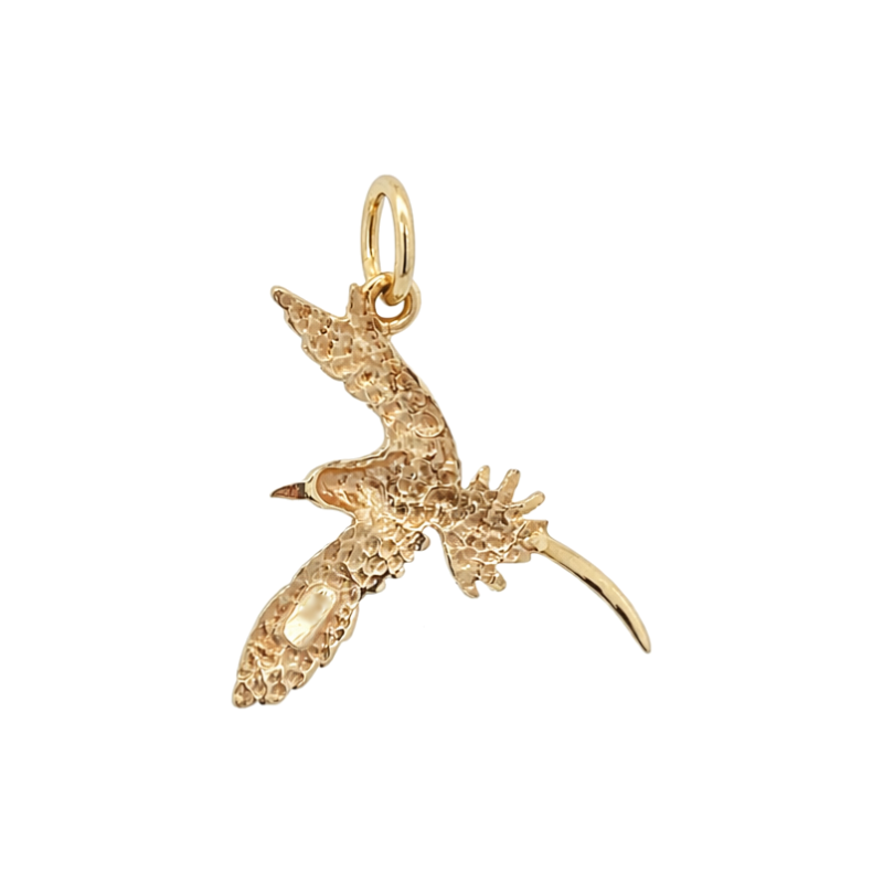 Bird Pendant 14K Yellow Gold
