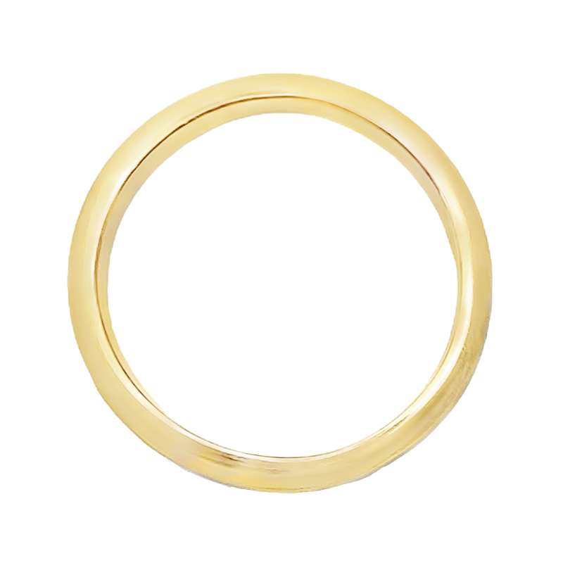 5.6mm Satin Finish Classic Men's Band 14K Yellow Gold