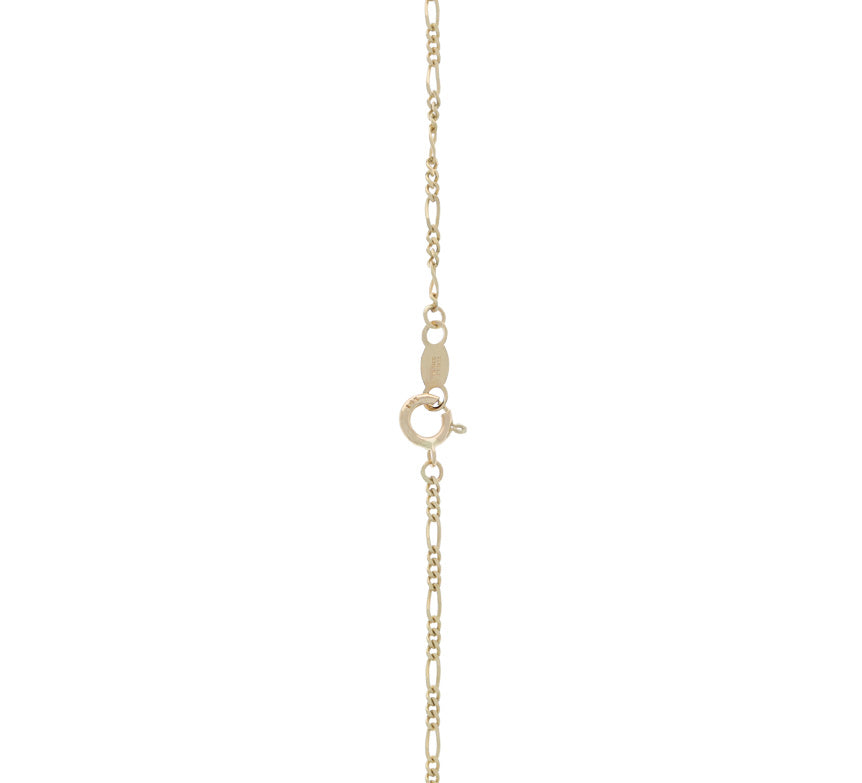 Multi-Color Gemstone Necklace 14K Yellow Gold