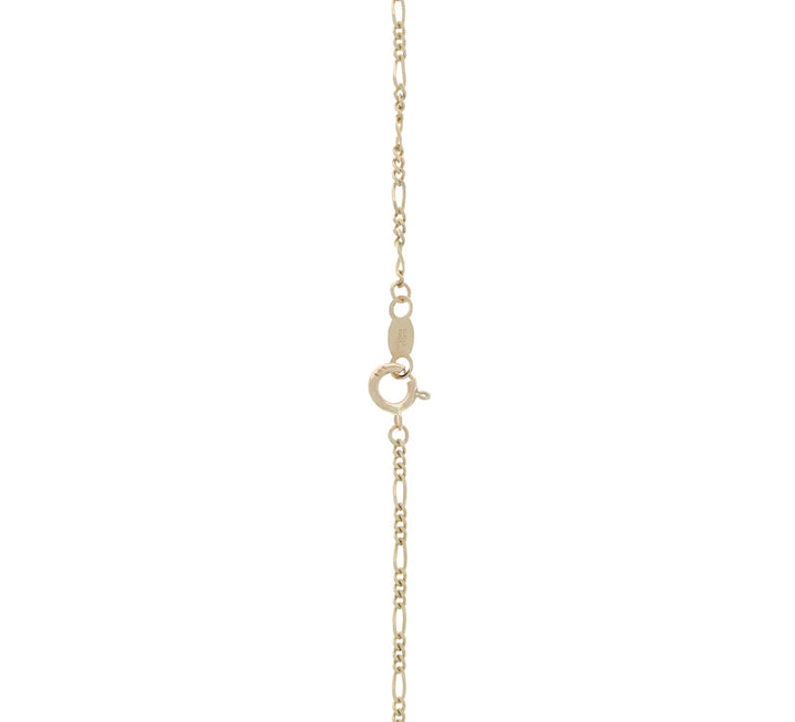 Multi-Color Gemstone Necklace 14K Yellow Gold